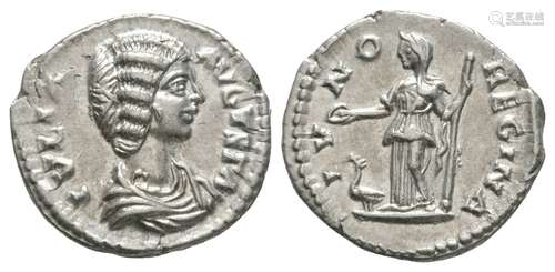 Julia Domna - Juno Denarius