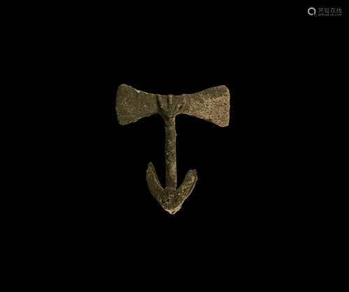 Western Asiatic Luristan Axe Pendant