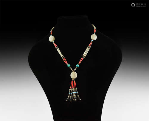 Chinese Multi-Strand Bead Necklace