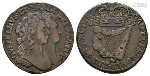 Ireland - William and Mary - 1693 - Halfpenny