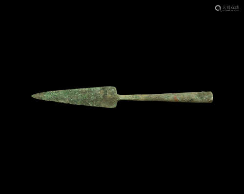 Western Asiatic Luristan Socketted Spearhead