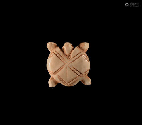 Roman Carved Bone Tortoise