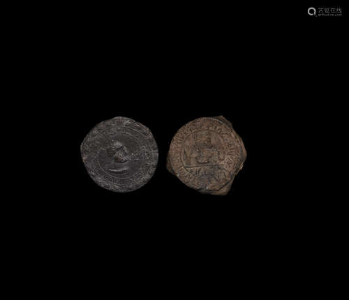 Post Medieval Apothecary Jar Lid Seals