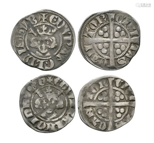 Edward I - Edward II - Canterbury - Long Cross Pennies [2]