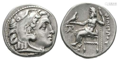 Macedonia - Philip III - Zeus Drachm