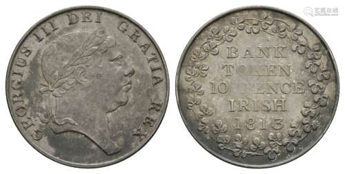 Ireland - George III - 1813 - Bank 10 Pence Token