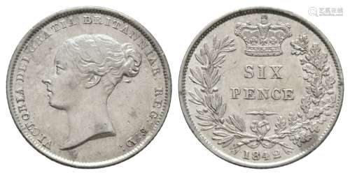 Victoria - 1842 - Sixpence