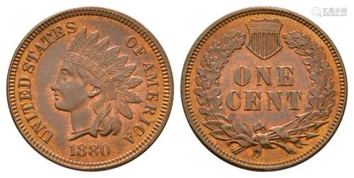 USA - 1880 - Proof Indian Cent