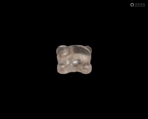 Western Asiatic Rock Crystal Tortoise Amulet