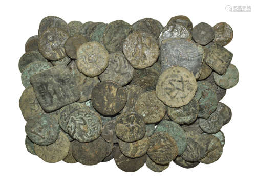 India - Kushan Mixed Coppers Group [100]