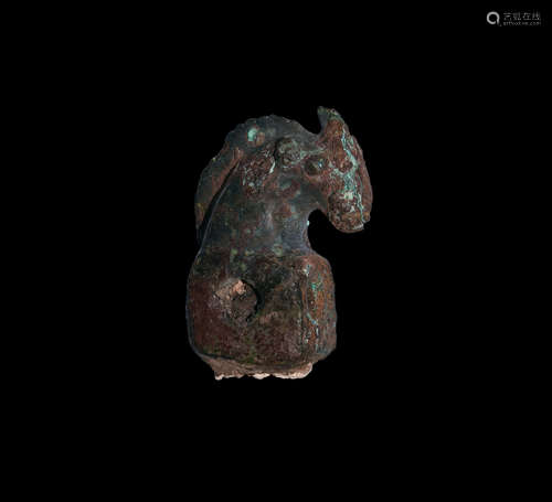 Western Asiatic Horse-Head Finial