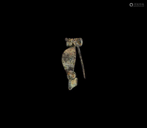 Iron Age Celtic Swan-Neck Fibula