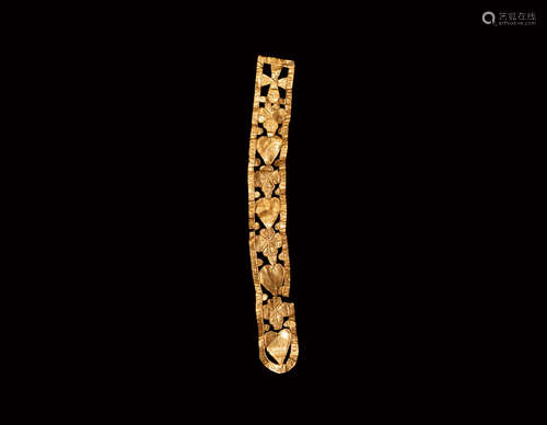 Byzantine Gold Mount with Cross