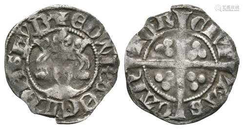 Edward III - Canterbury - Long Cross Penny