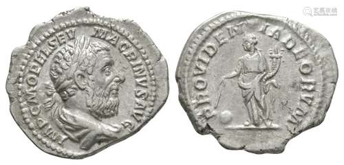 Macrinus - Providentia Denarius