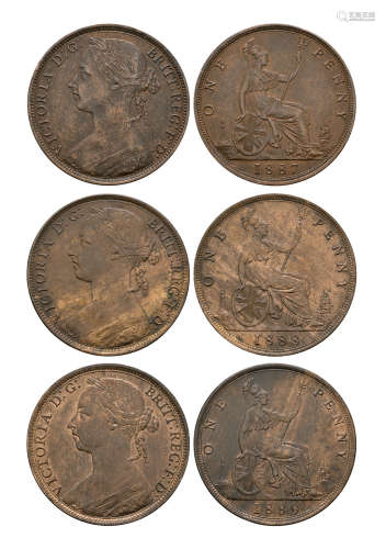 Victoria - 1887-1889 - Pennies [3]