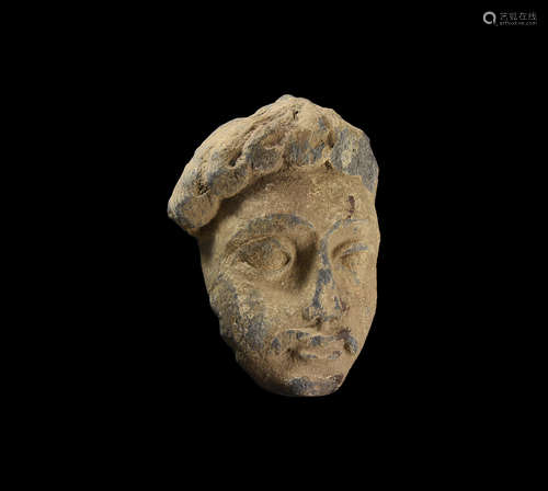 Gandharan Head Appliqué