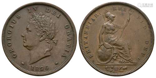 George IV - 1826 - Penny