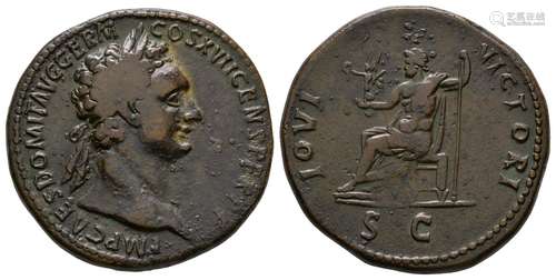 Domitian - Jupiter Sestertius