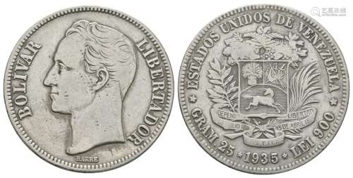 Venezuela - 1935 - 5 Bolivares (Gram 25)