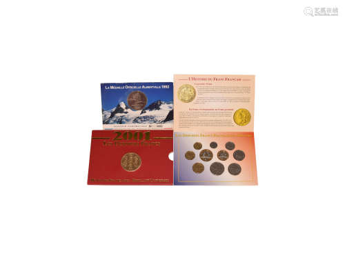 France - 2001 Year Set & 1992 Olympic Games Medal [2]