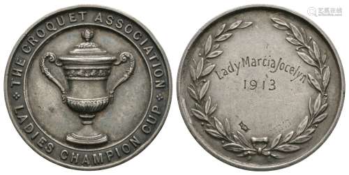 Croquet - Lady Marcia Jocelyn 1913 - Silver Medal
