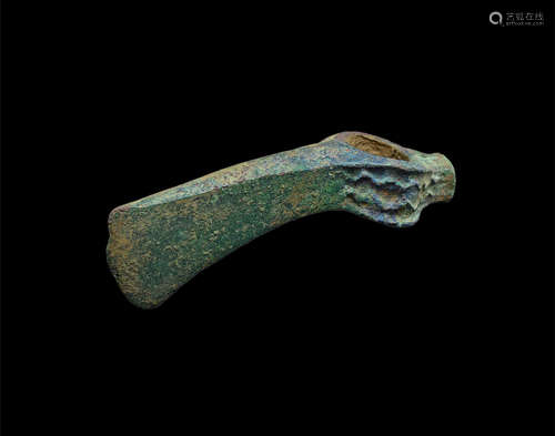 Bronze Age Large Axehead with Zig-Zag Pattern