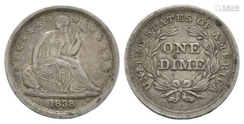 USA - 1838 - Seated Liberty Dime