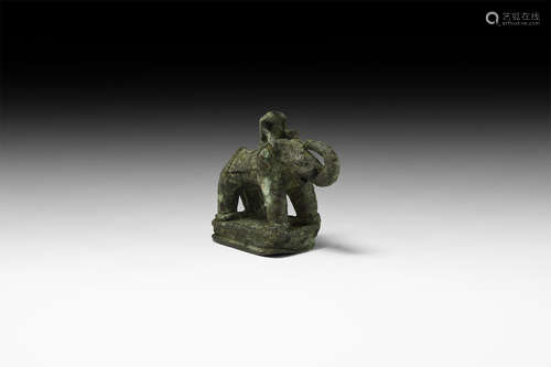 Indian Elephant Statuette