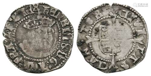 Edward VI (Henry VIII) - Canterbury - Facing Halfgroat