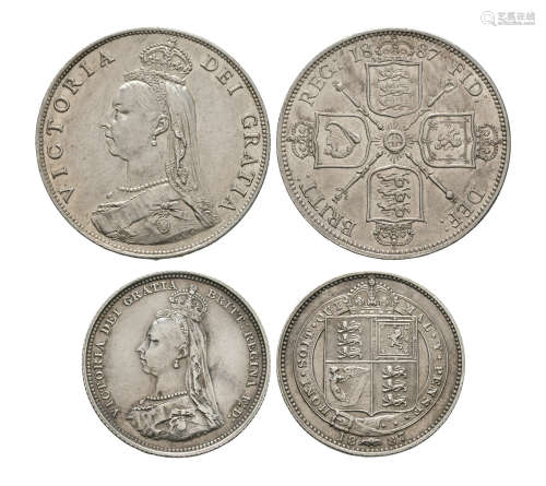 Victoria - 1887 - Florin and Shilling [2]