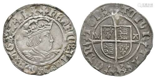 Henry VIII - Canterbury / Warham - Profile Halfgroat