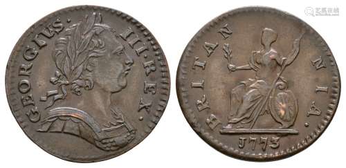 George III - 1773 - Farthing