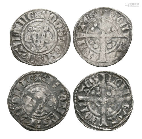 John of Avesnes - Hainaut / Mons - Continental Pollard Sterling Pennies [2]