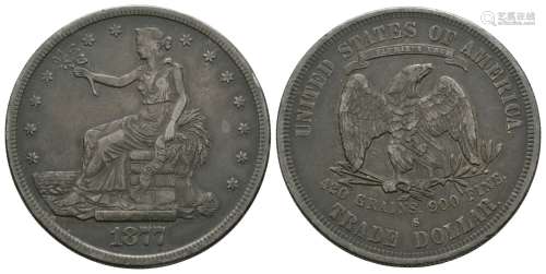 USA - 1877S - Trade Dollar