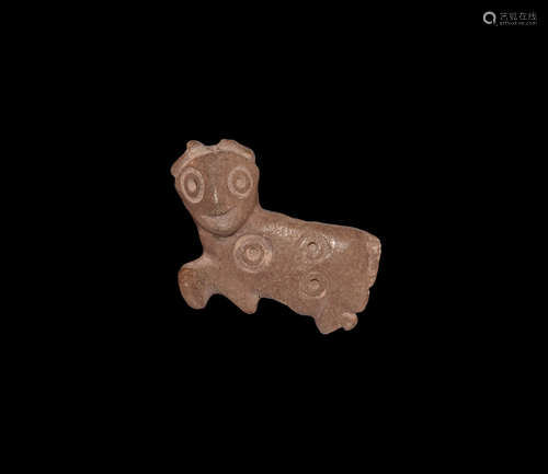 Western Asiatic Jemdet Nasr Animal Amulet