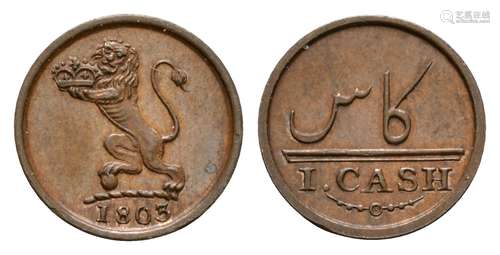 India - Madras - 1803 - Proof Cash