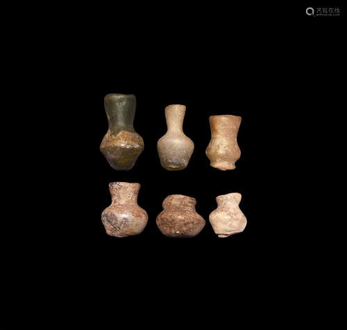 Western Asiatic Sassanian Glass Vessel Group