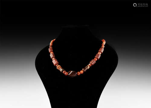 Western Asiatic Carnelian Bead Necklace