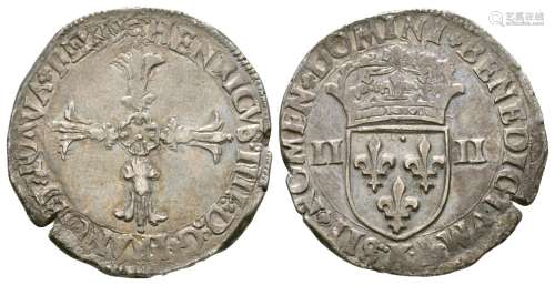 France - Henri IV - 1605 Bordeaux - ¼ Ecu