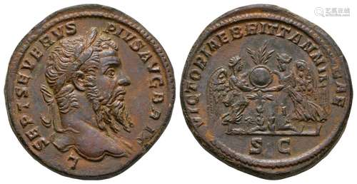 Septimius Severus - Britain Victory Sesterius