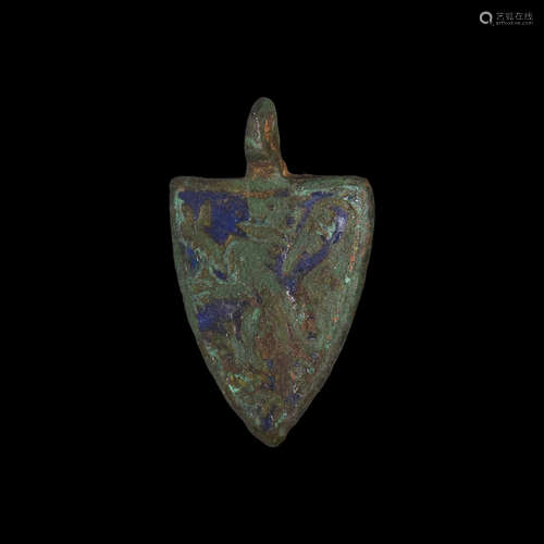 Medieval 'Lamont Clan' Heraldic Horse Harness Pendant