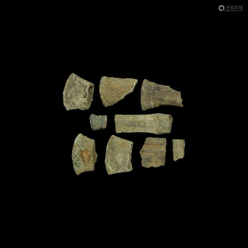 Bronze Age Axehead Fragment Group