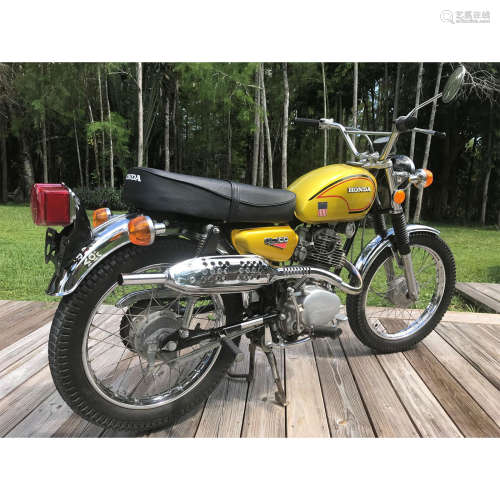 1972 HONDA CL100 SCRAMBLER MOTORCYCLE