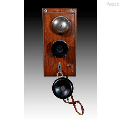 WOODEN VERTICAL STAYRITE WALL PHONE