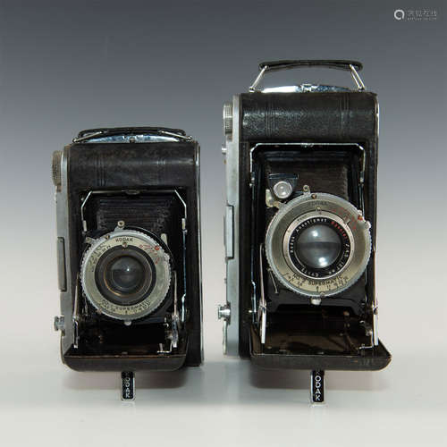 PAIR OF VINTAGE KODAK MONITOR FOLDING CAMERAS