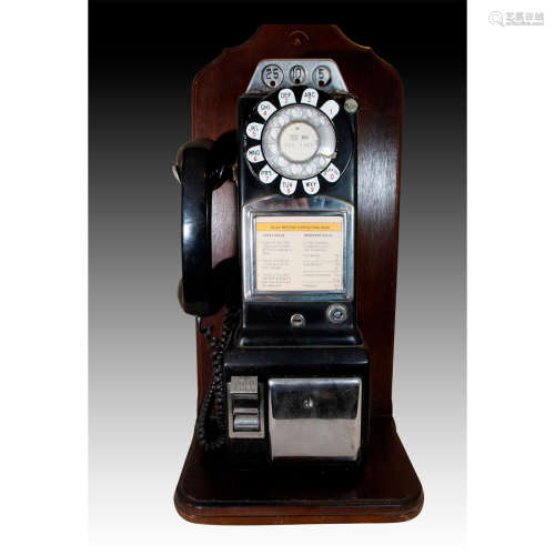 WESTERN ELECTRIC BELL ROTARY PAY TELEPHONE