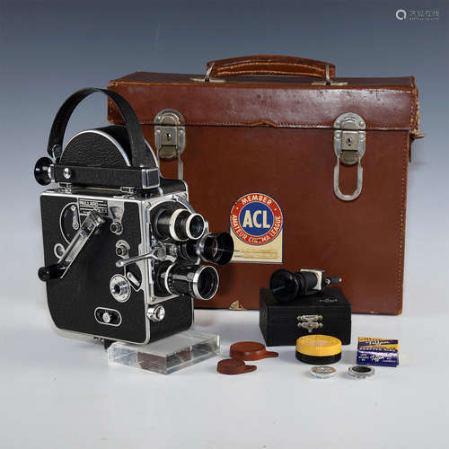 FAMOUS PAILLARD BOLEX H8 CEINE CAMERA, RUNNING, EXTRAS