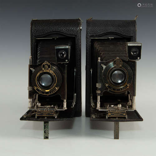 PAIR OF KODAK NO.3 A AUTOGRAPHIC FOLDING CAMERAS