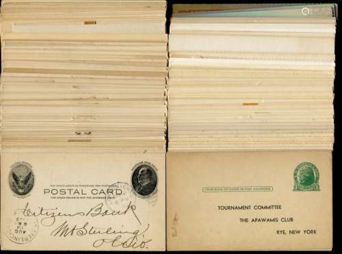 美国早期明信片新、旧共180枚，保存完好。